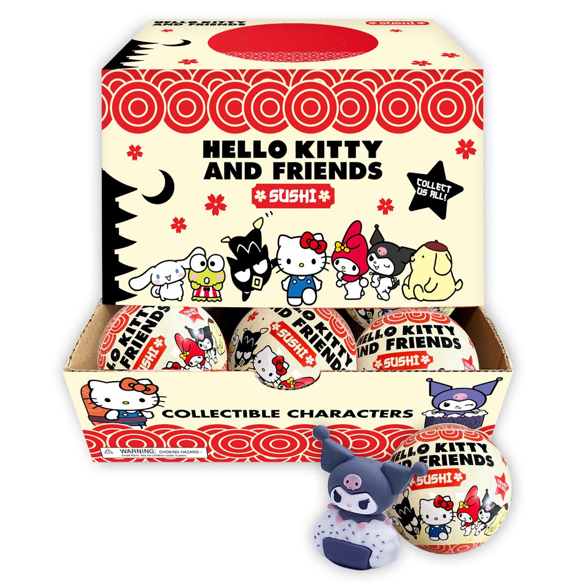 Фигурка-сюрприз в шаре Cool Things серии Hello Kitty - Суши-пати  фото 3