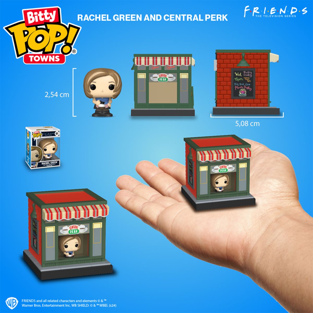 Набір фігурок Bitty Pop! Town – Рейчел у кав’ярні Central Perk  фото 3
