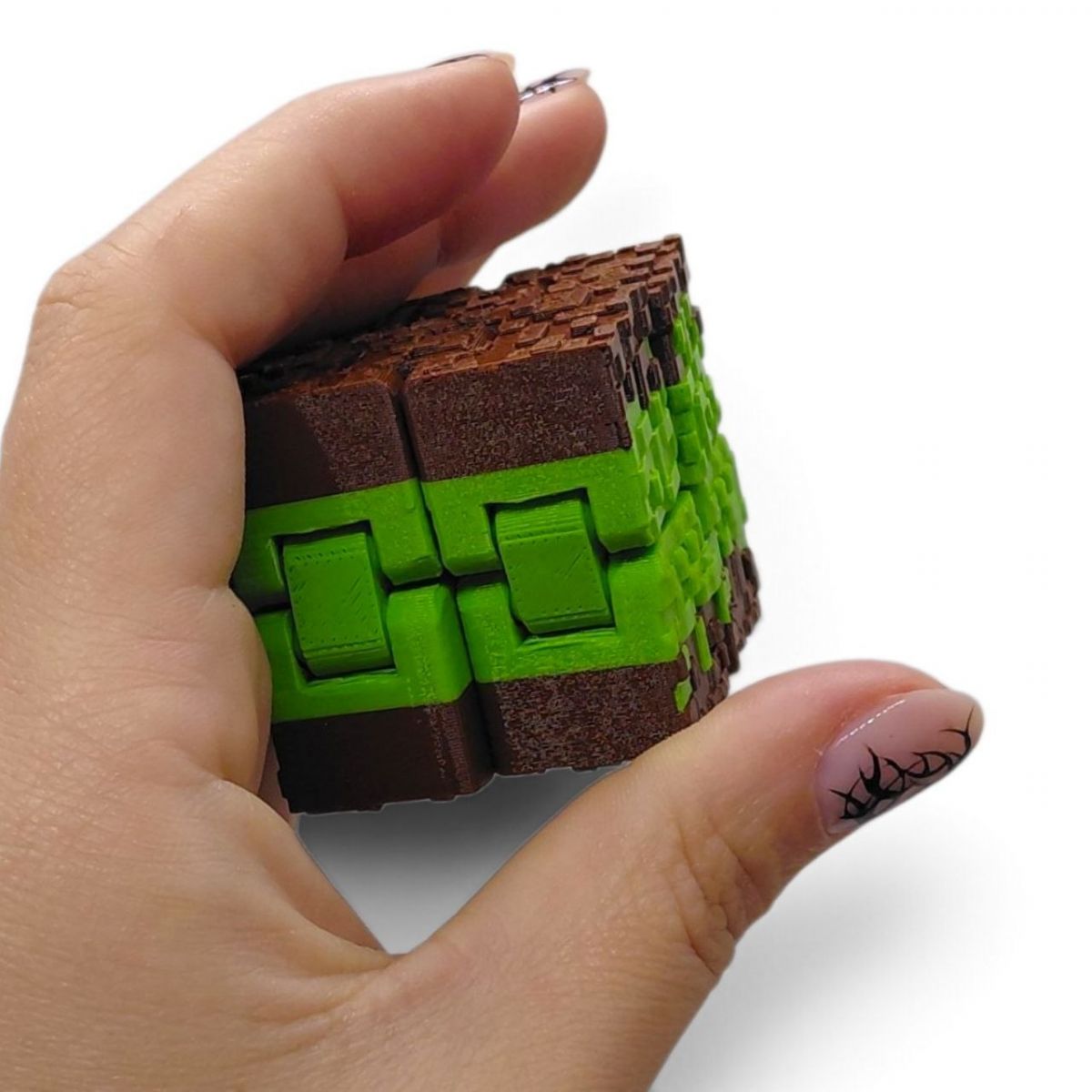 3D печать игрушка "Куб земли Twist Fidget"  фото 3