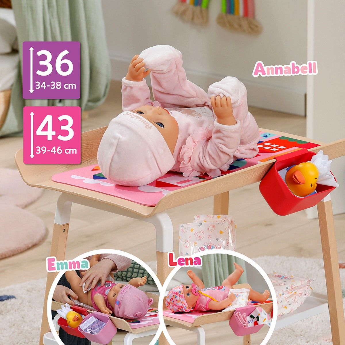 Пеленальный столик для куклы Baby Born – Комфортный уход  фото 3