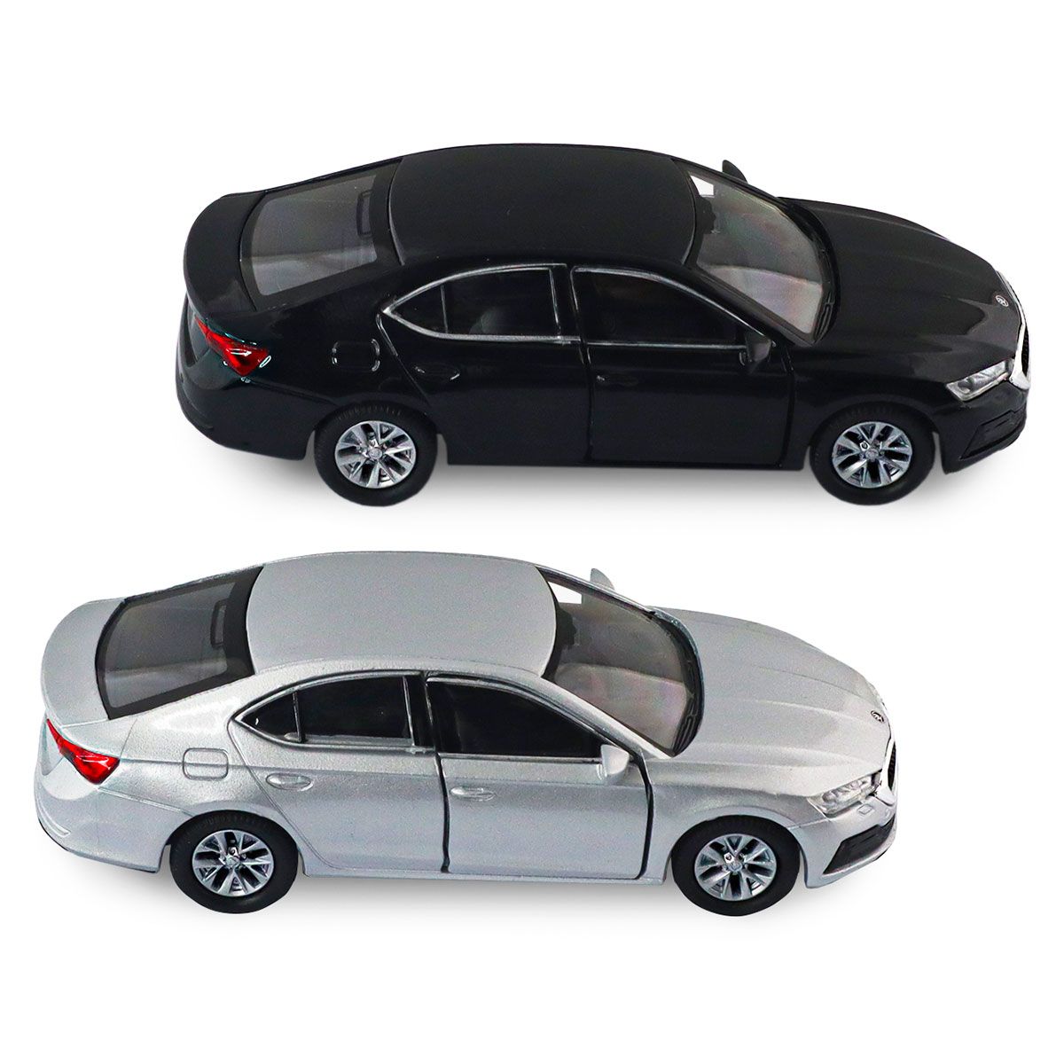 Автомодель - Skoda Octavia (чорний, сріблястий)  фото 3