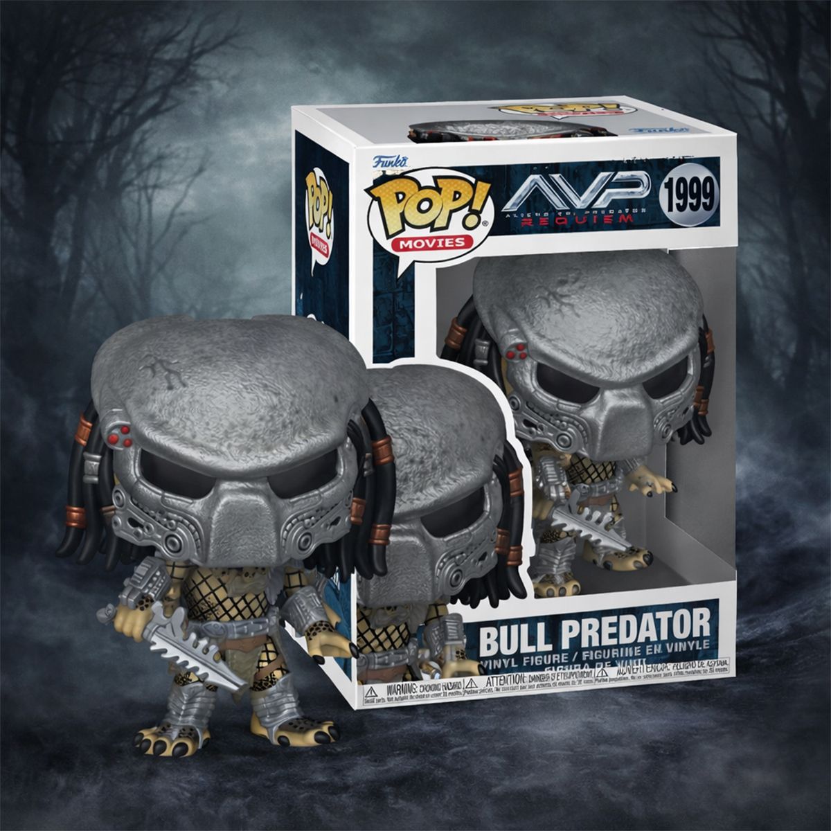 Ігрова фігурка Funko POP! серії Чужі проти Хижака S3 - Хижак (Bull)  фото 3