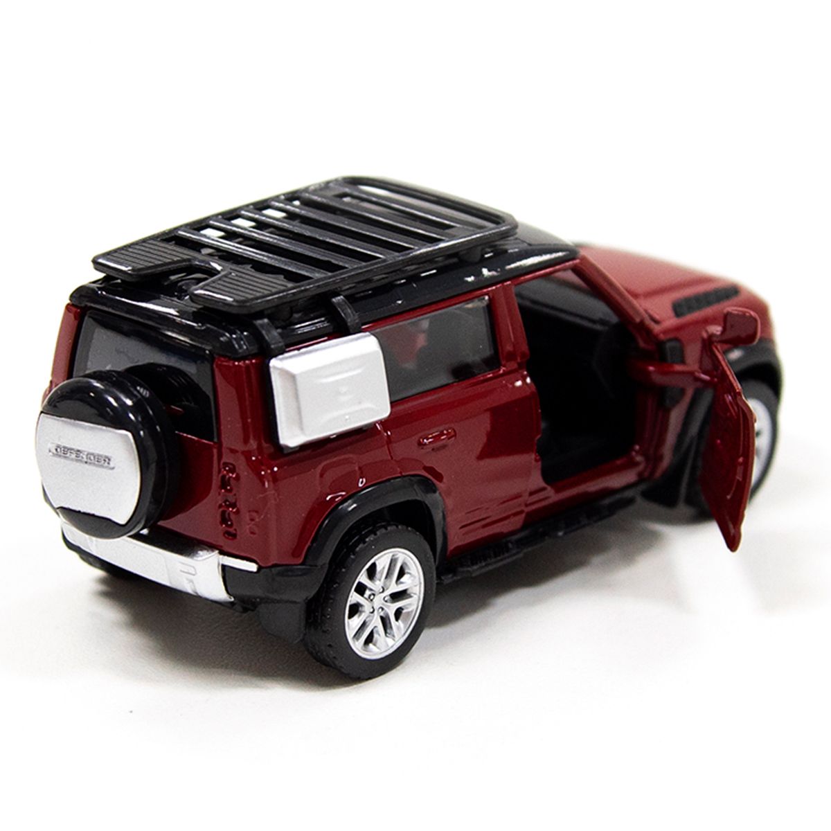 Автомодель - LAND ROVER DEFENDER 110 (червоний)  фото 3