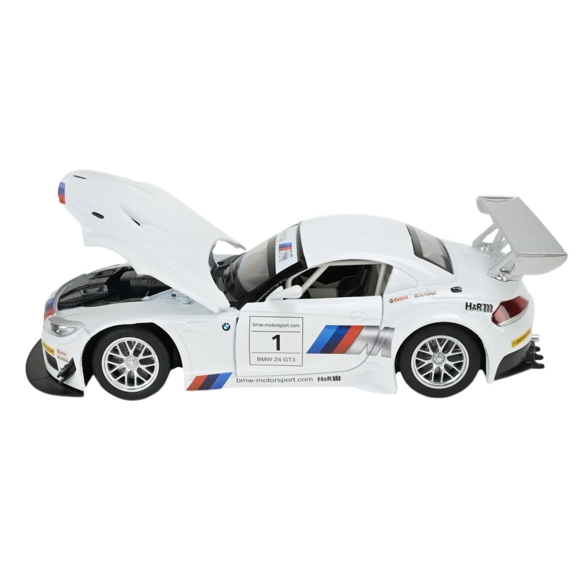 Машина металлическая АВТОПРОМ на батарейках 1:24 "BMW Z4 GT3" с звуками, светом  фото 3