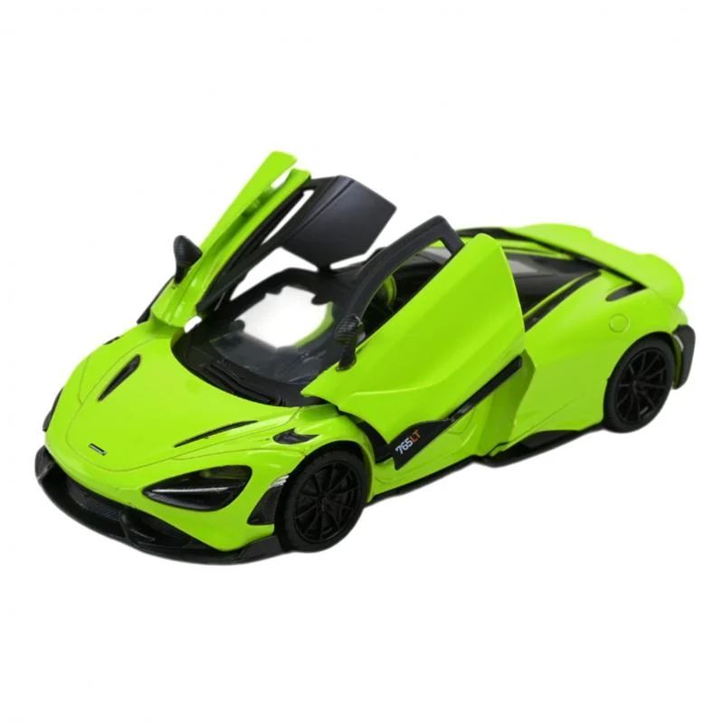 Машина металлическая АВТОПРОМ 1:31 McLaren 765 LT на батарейках с звуком, светом  фото 3