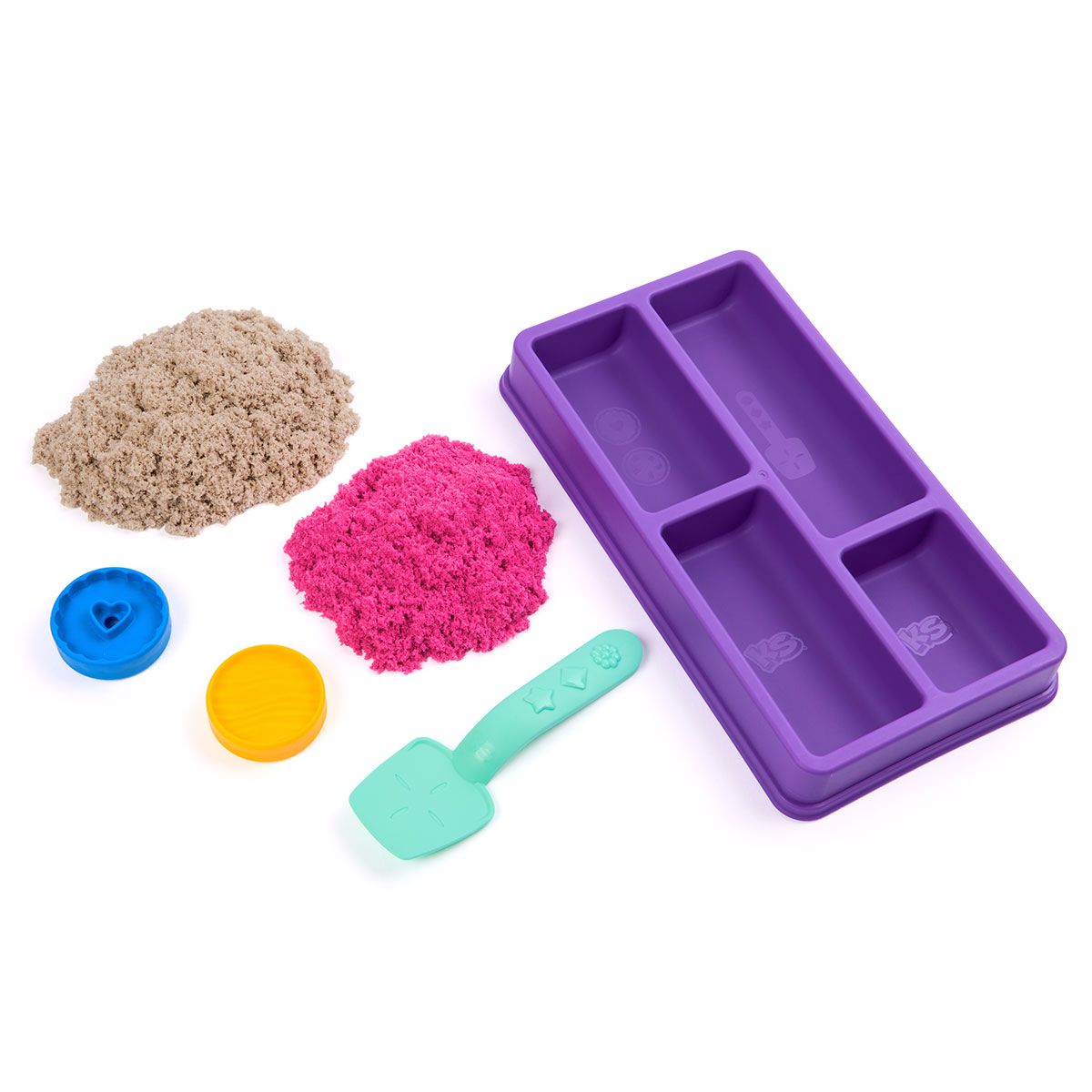 Набір піску для творчості - Kinetic Sand Кольорове печиво  фото 3
