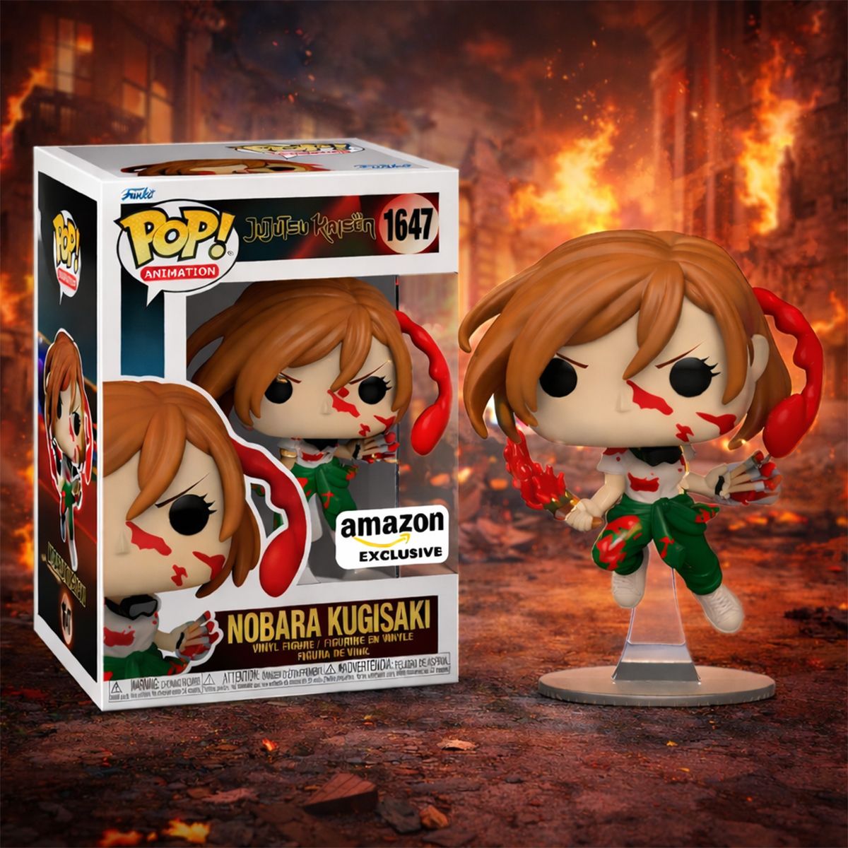 Игровая фигурка Funko POP! серии Магическая битва - Нобара (Техника Резонанса)  фото 3