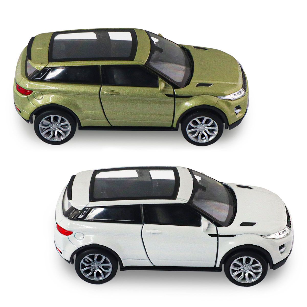 Автомодель - Land Rover Range Rover Evoque (белый, зеленый)  фото 3