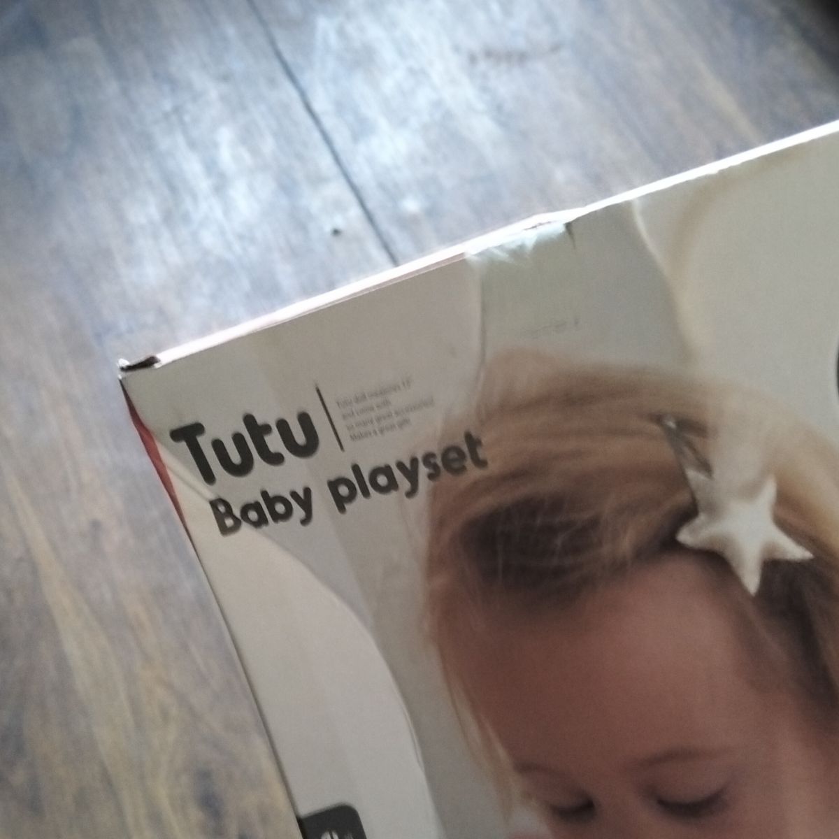 Уцінка.  Пупс 9561 (24) "Tutu Baby playset", музичний чіп, характерні звуки та фрази, заплющує очі, аксесуари, в коробці   - Помʼята упаковка  фото 3