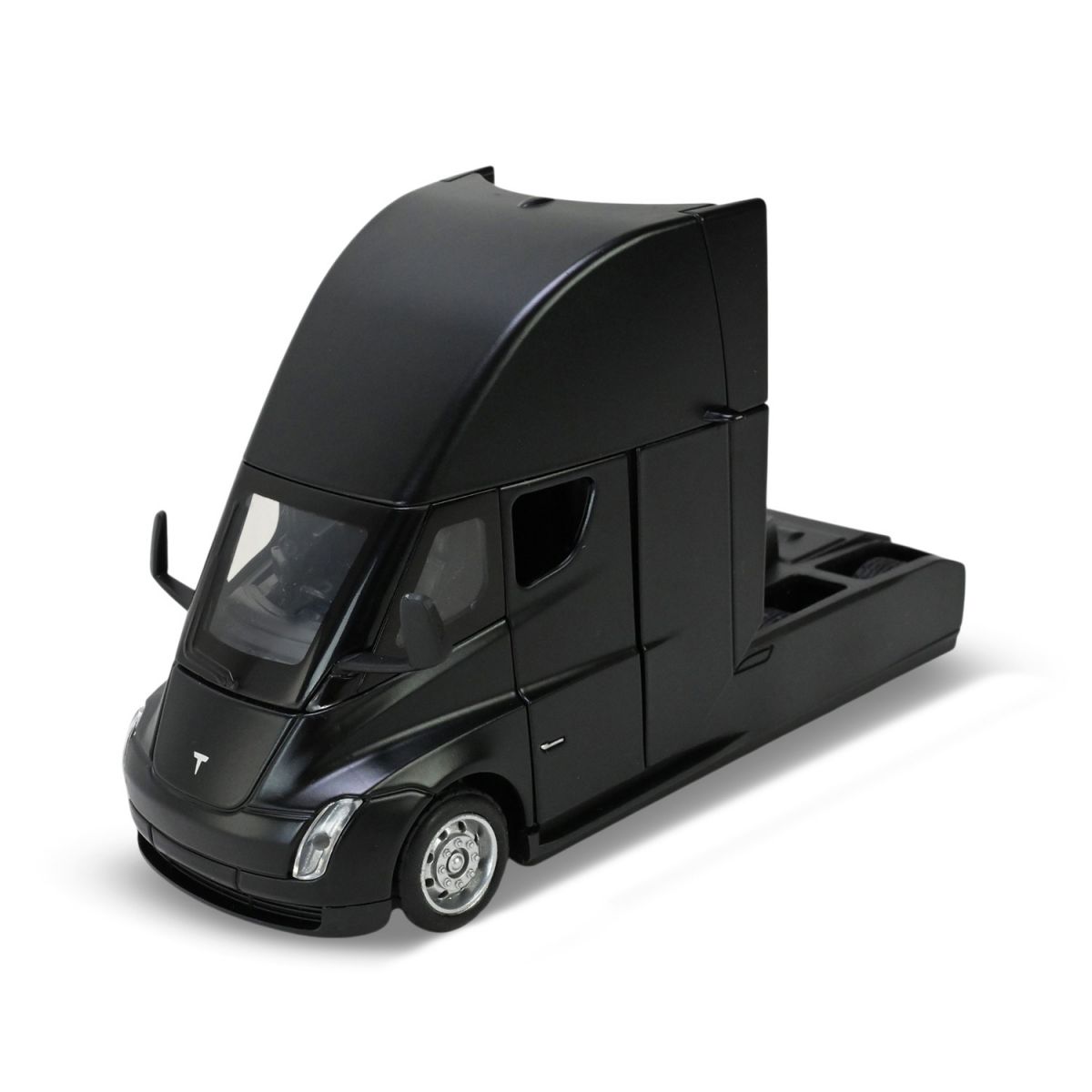МАШИНА МЕТАЛЕВА "АВТОПРОМ" 1:32 TESLA SEMI TRUCK HEAD (ЧОРНИЙ)  фото 3