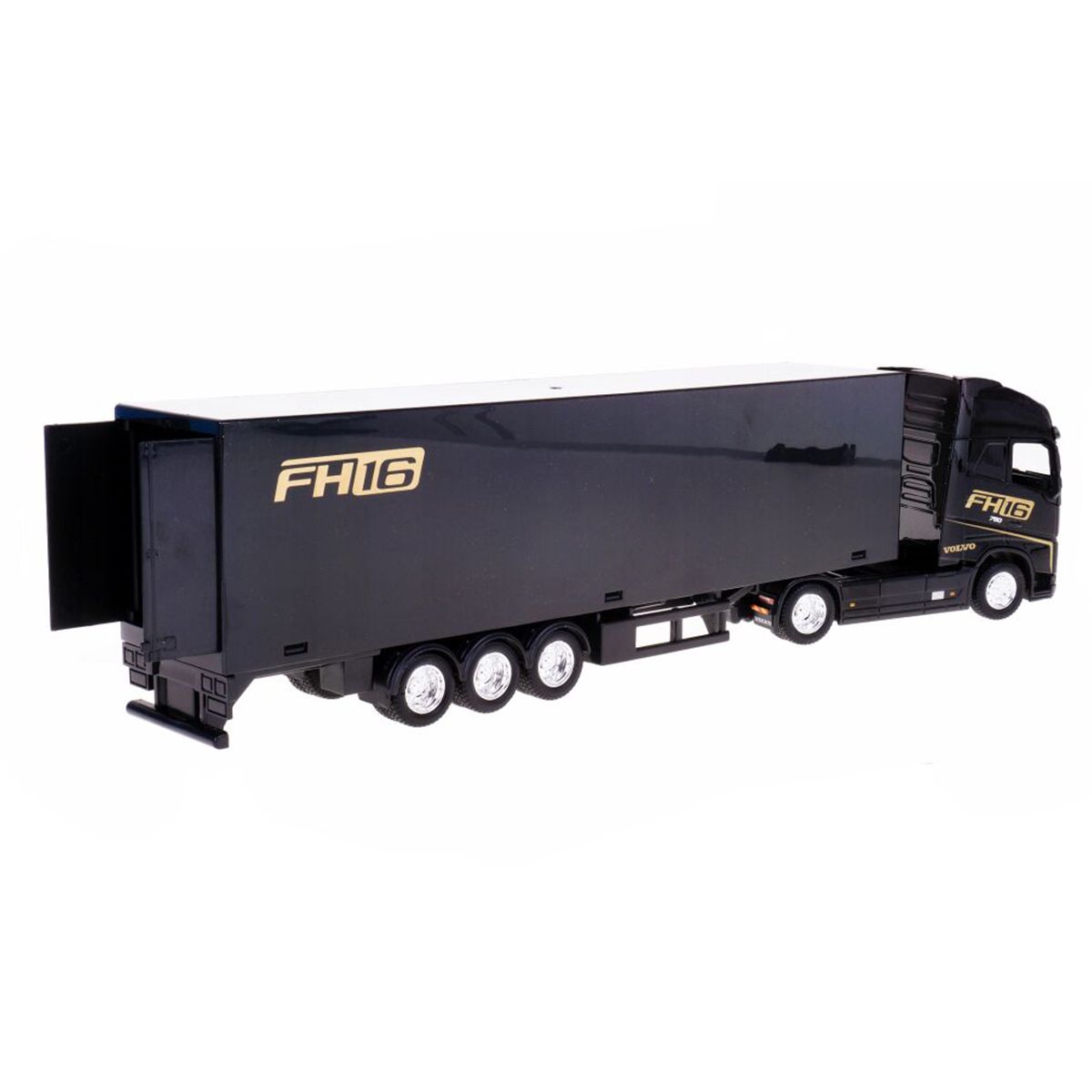 Автомодель - Фура Volvo FH16 Globetrotter 750 XXL (черный, синий)  фото 3