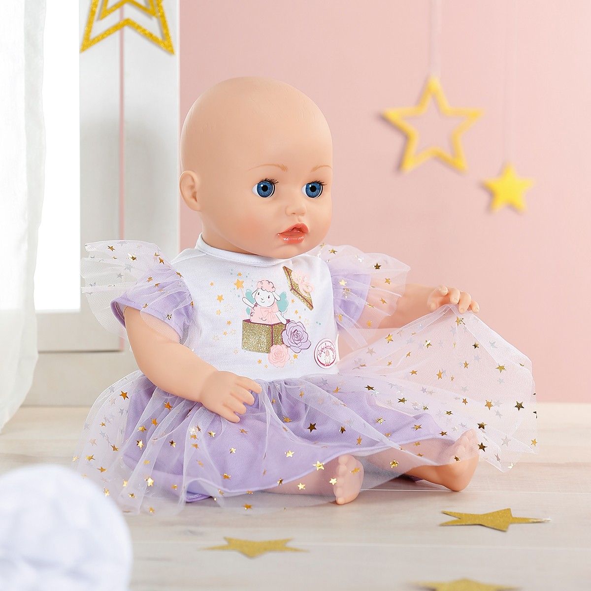 Одежда для куклы Baby Annabell - Сиреневое платье  фото 3