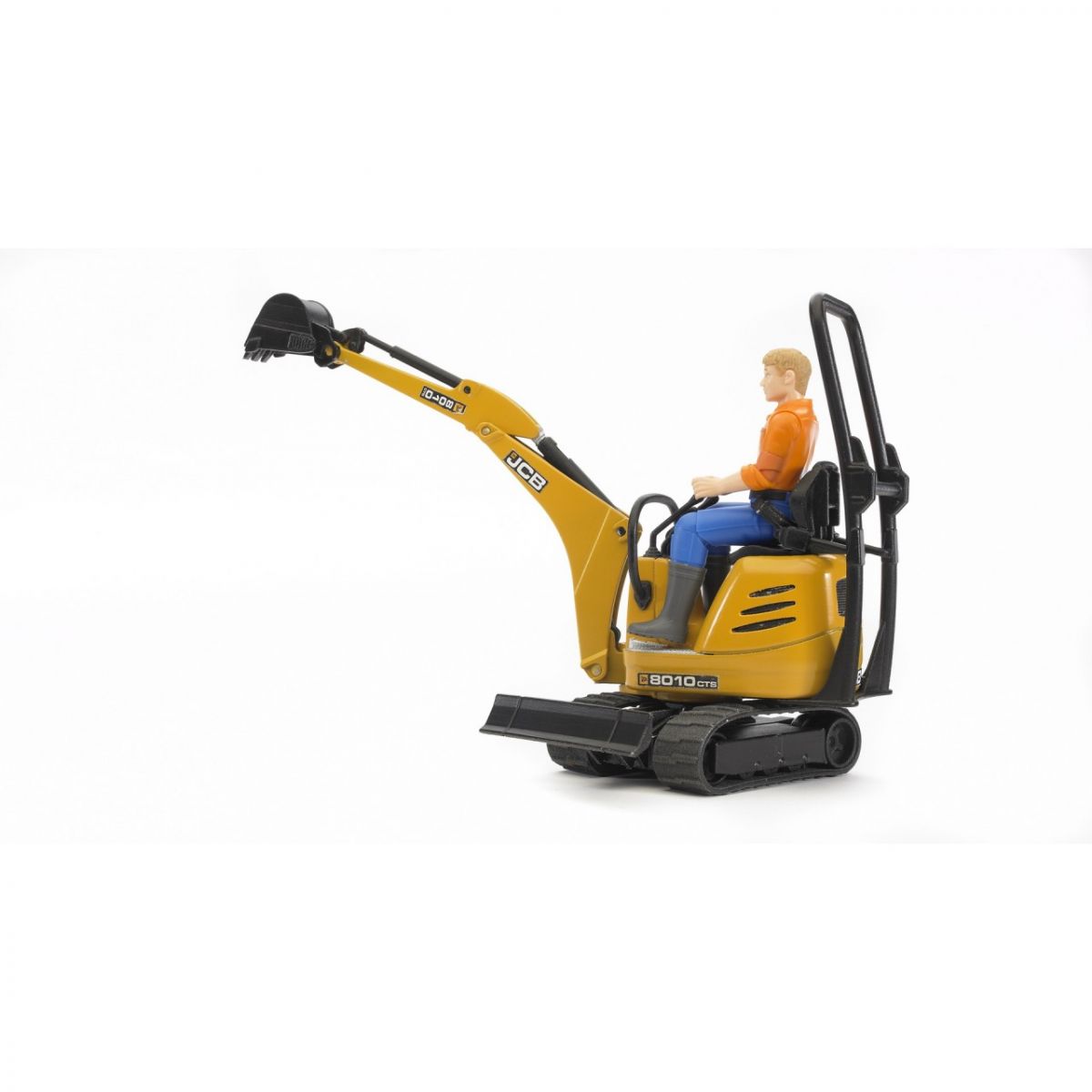 Набір іграшковий.  Мікро-екскаватор JCB 8010 CTS та фігурка (13. 5х6. 3х13. 5 см)  фото 3