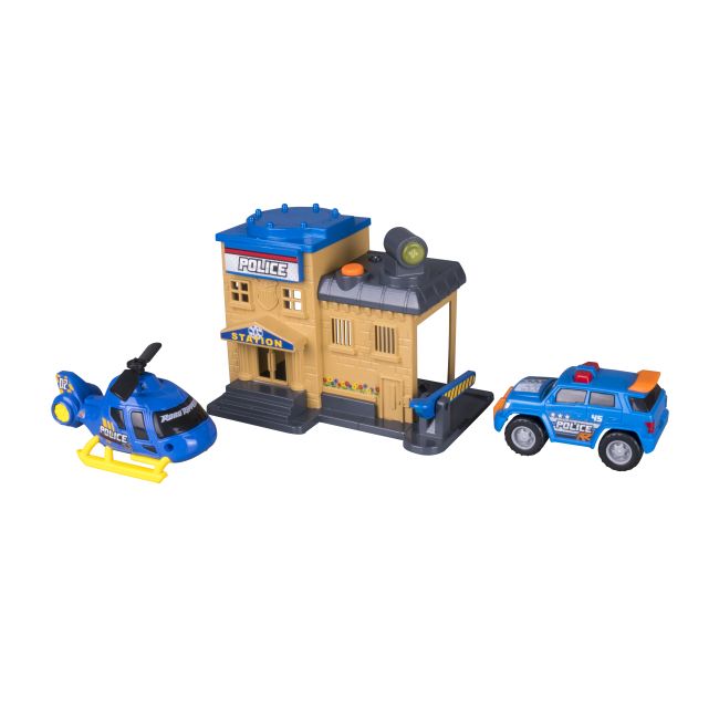 Набір іграшковий - Mini City Playsets - Police Depot (13 x 27 x 17 см)  фото 3