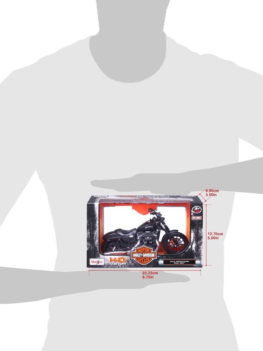 Мотоцикл іграшковий Harley-Davidson Motorcycles With Stand, масштаб 1:12, в асортименті  фото 3
