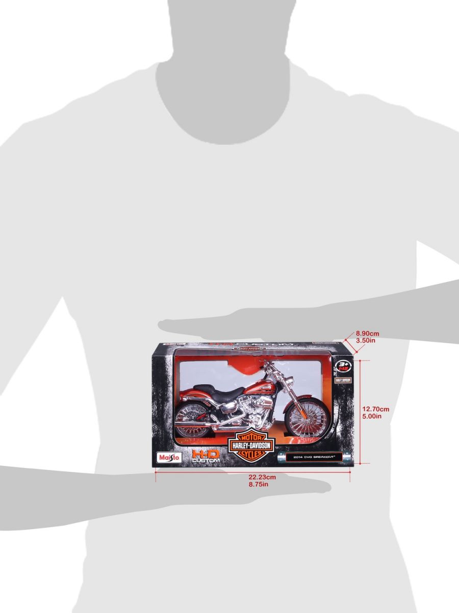 Мотоцикл іграшковий Harley-Davidson Motorcycles With Stand, масштаб 1:12, в асортименті  фото 3