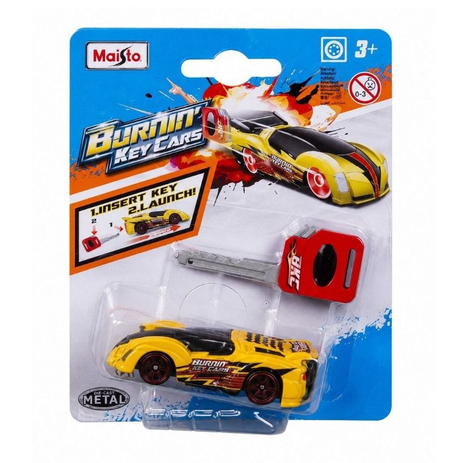 Машинка игрушечная, инерционная Burninʼ Key Cars Ass в ассорт.  фото 3