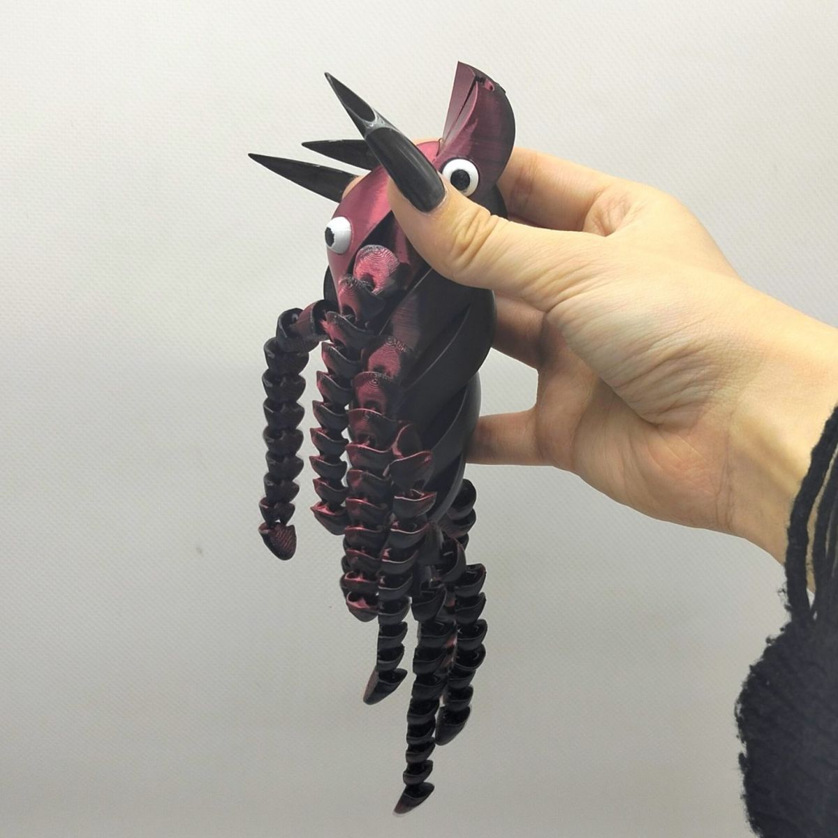 3D іграшка Восьминіг Twist Fidget (БОРДОВИЙ)  фото 3