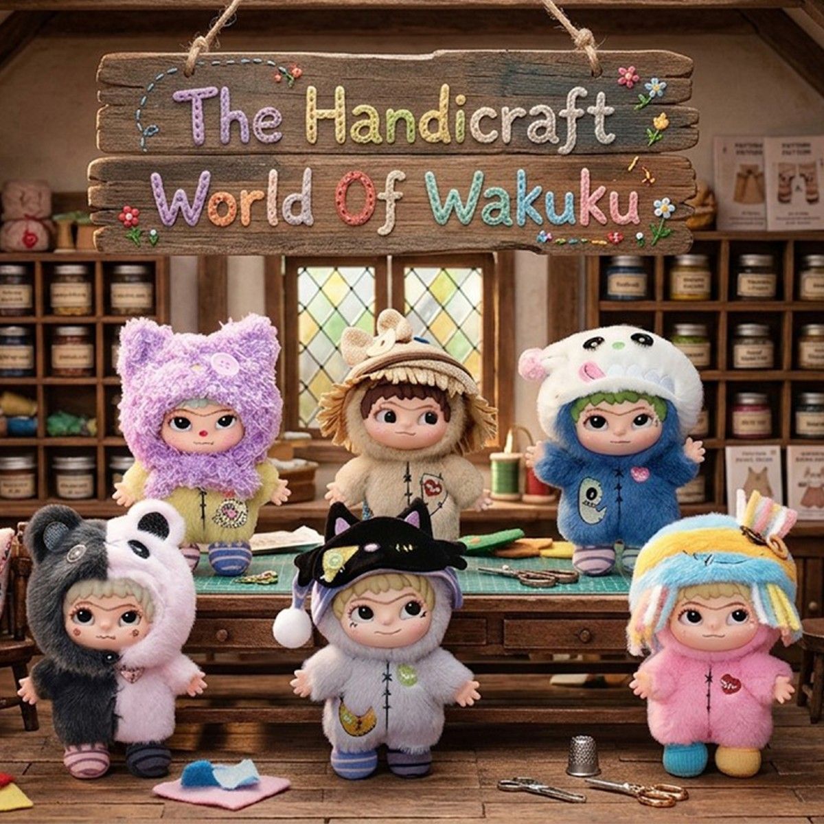 Коллекционная мягкая игрушка с кольцом POP TOP серии Wakuku - Хенд Мейд  фото 3