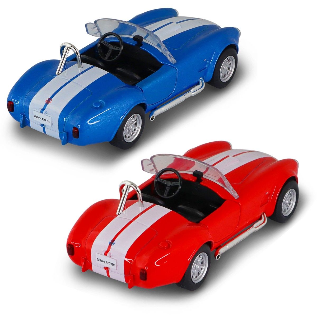 Автомодель – Shelby Cobra 427 SC 1965 (красный, синий)  фото 3