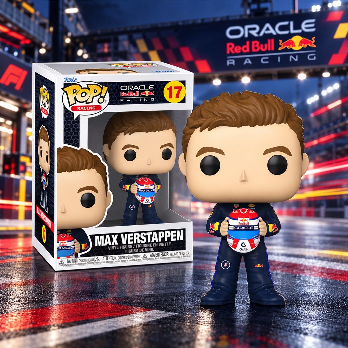 Ігрова фігурка Funko POP! серії Формула-1 - Макс Ферстаппен (з шоломом)  фото 3