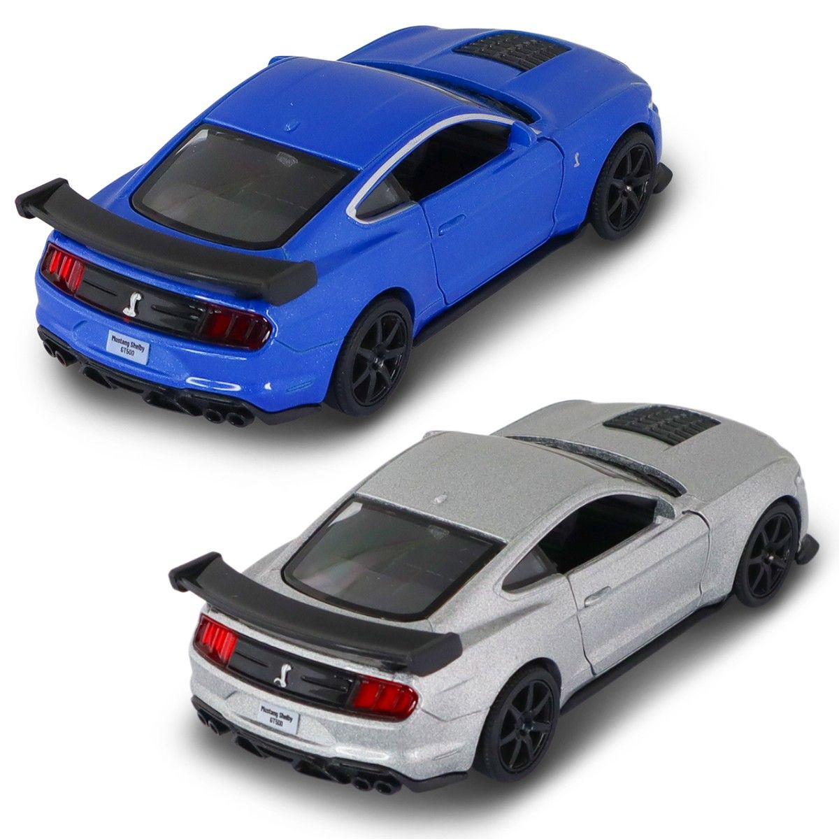 Автомодель – Ford Mustang Shelby GT500 2024 (серый, синий)  фото 3