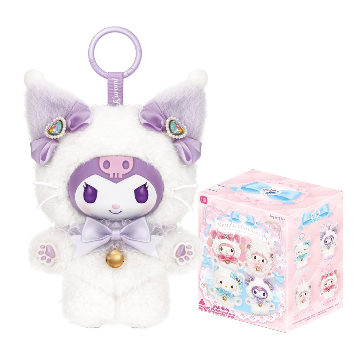Мягкая игрушка-сюрприз на клипсе Pop Top Sanrio – Мечта с бантиком  фото 1