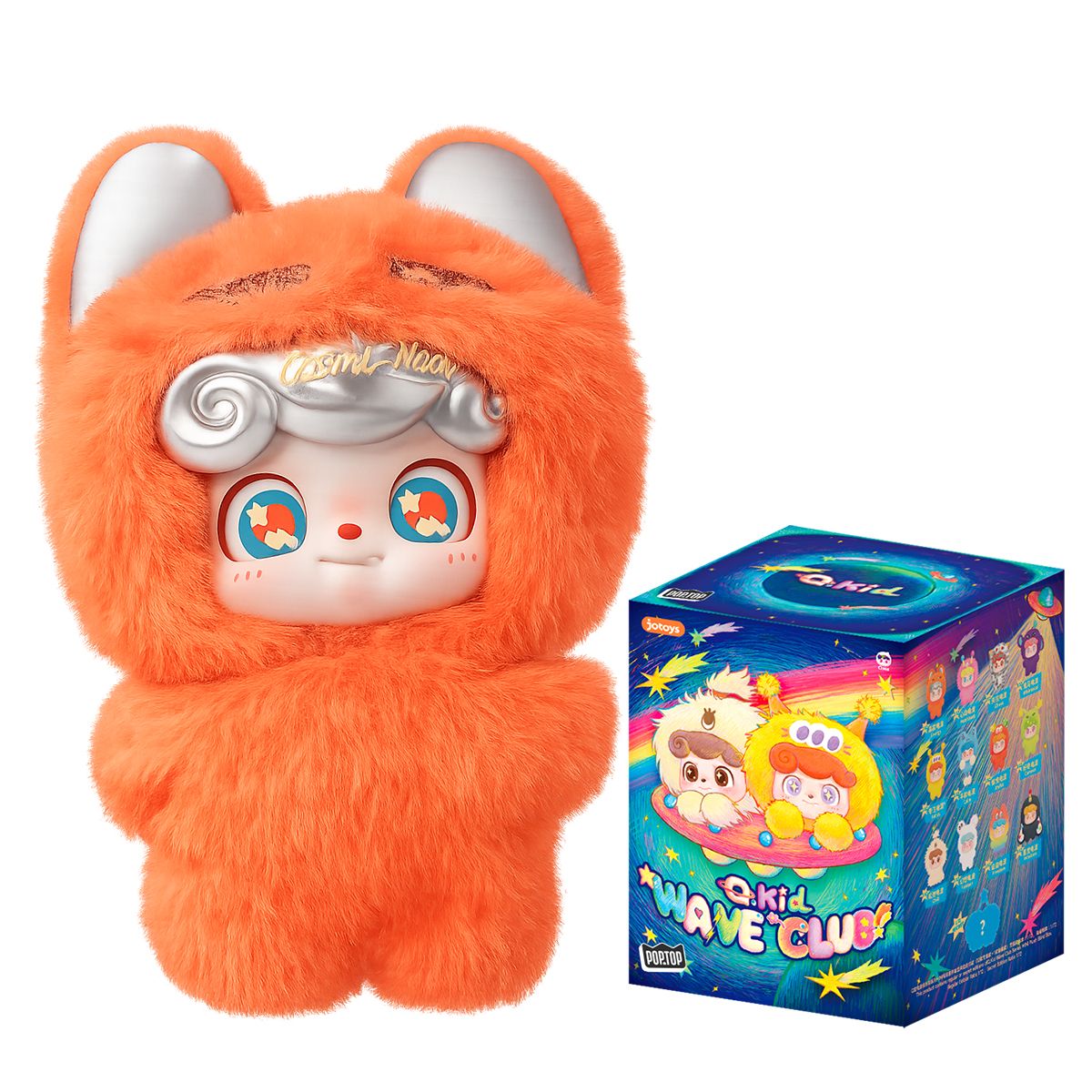 Колекційна мʼяка іграшка з кільцем POP TOP JOTOYS серії Q. Kid - Космо-хвилі  фото 1