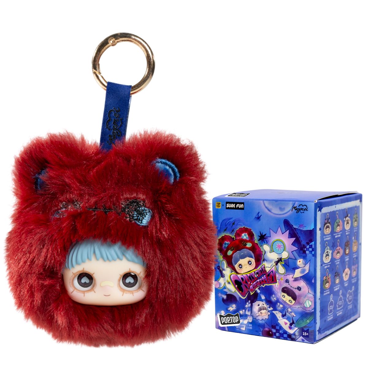 Коллекционная мягкая игрушка с кольцом POP TOP Hi TOY серии MayMei - Безумный цирк  фото 1