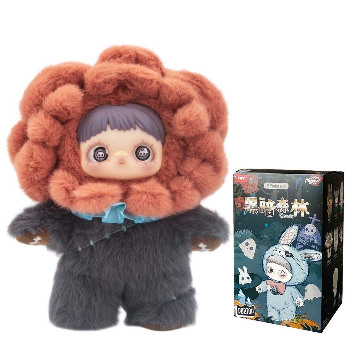 Коллекционная мягкая игрушка с кольцом POP TOP Hi TOY серии MayMei - Темный лес  фото 1