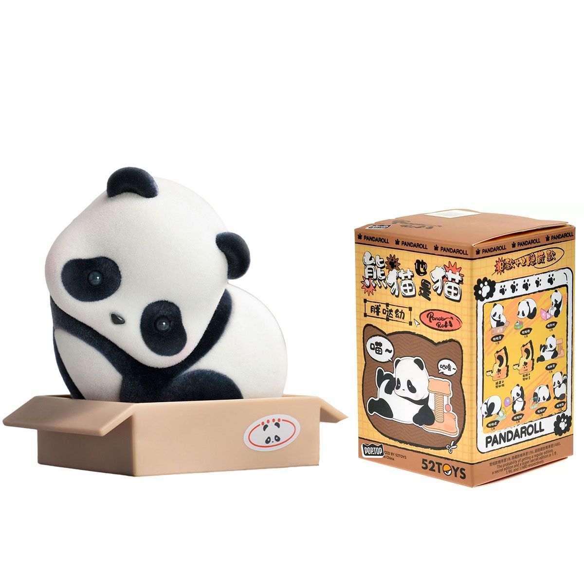 Коллекционная фигурка POP TOP 52Toys серии Panda Roll - Мяу панды  фото 1