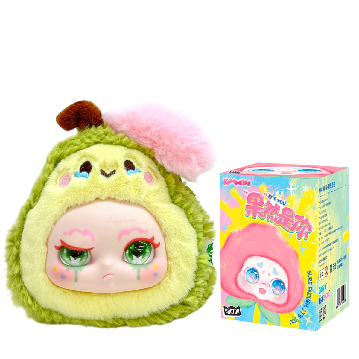 Коллекционная мягкая игрушка с кольцом POP TOP Kimmon - Забавные фрукты  фото 1