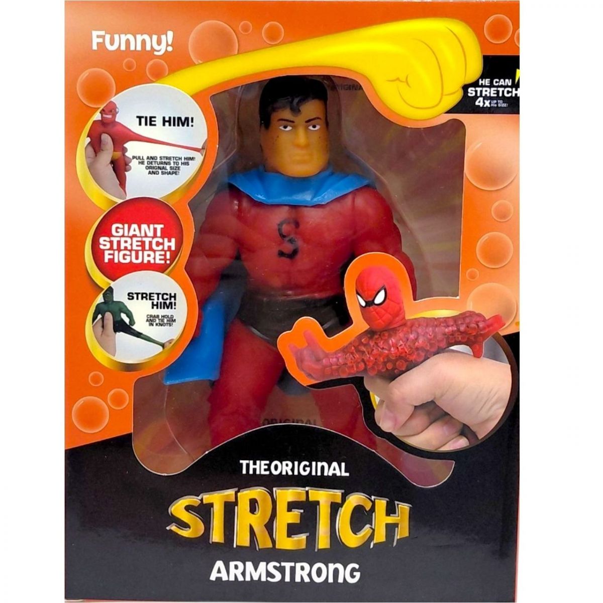 Іграшка-тягучка "Stretch Armstrong: Герої Marvel, Марвел" СУПЕРМЕН (ЧЕРВОНИЙ)  фото 1