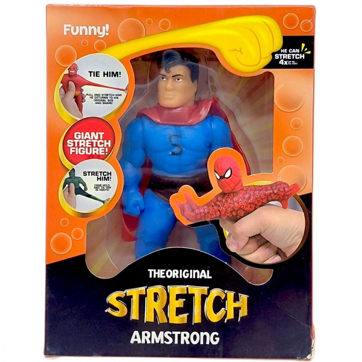 Іграшка-тягучка "Stretch Armstrong: Герої Marvel, Марвел" СУПЕРМЕН (СИНІЙ)  фото 1