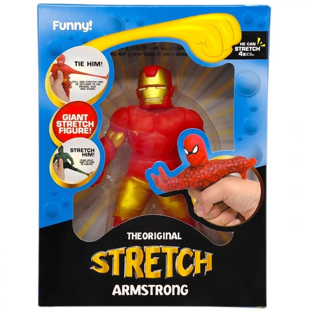 Іграшка-тягучка "Stretch Armstrong: Герої Marvel, Марвел" ЗАЛІЗНА ЛЮДИНА, Iron Man  фото 1