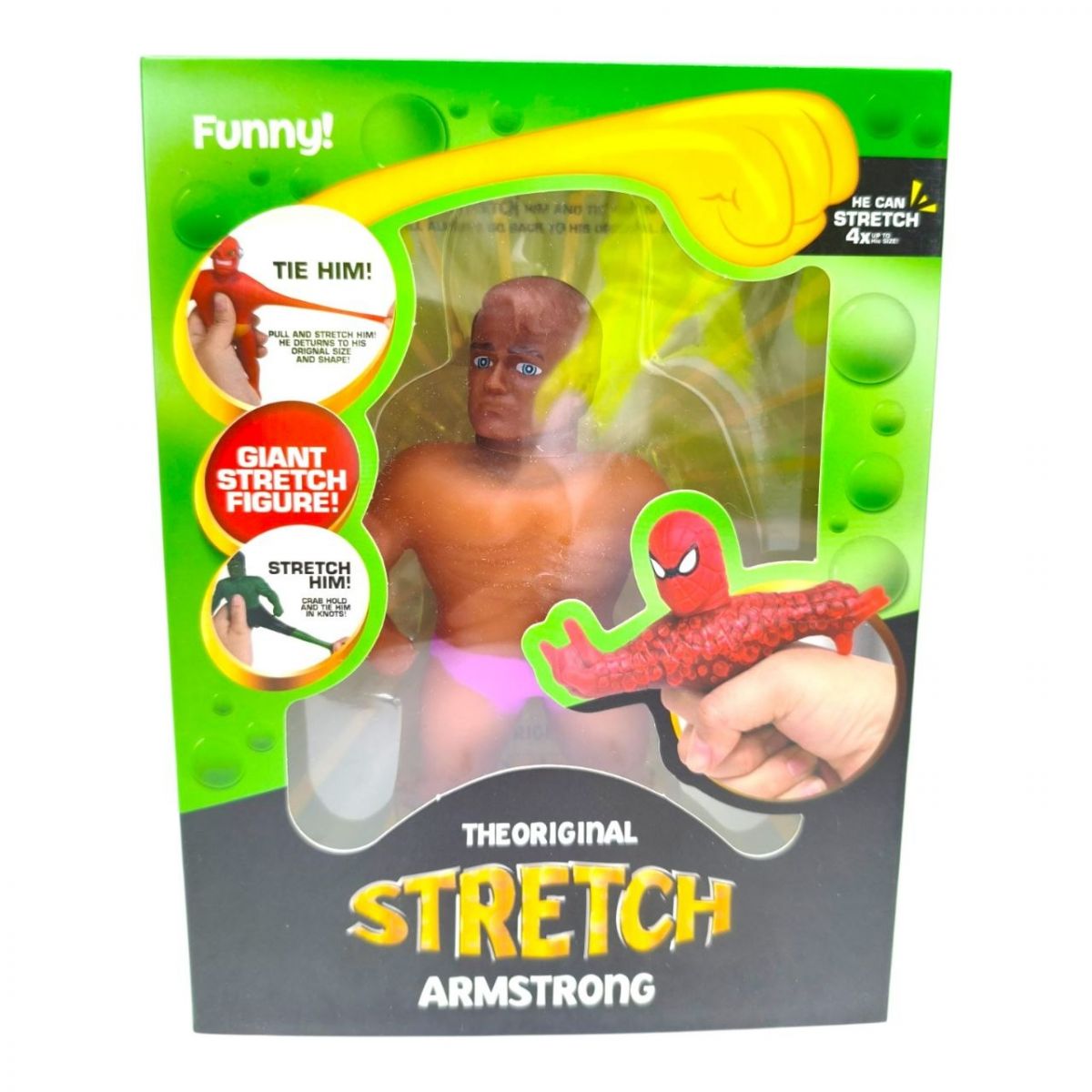 Игрушка-тянучка "Stretch Armstrong: Герои Marvel / Марвел" ЧЕЛОВЕК (КОРИЧНЕВЫЙ)  фото 1