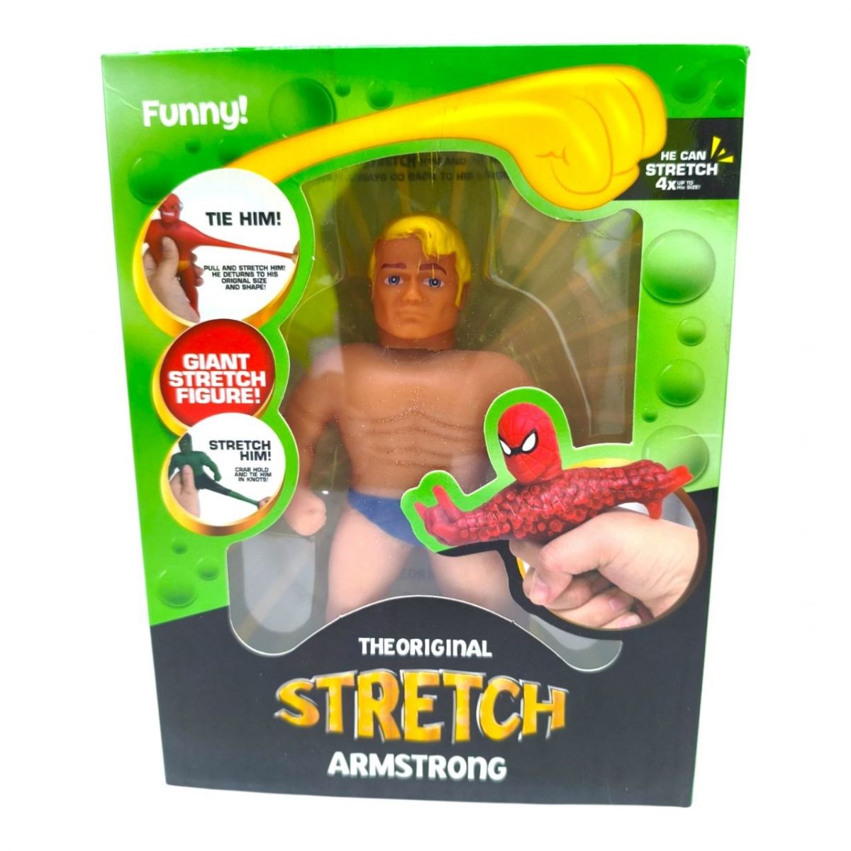 Игрушка-тянучка "Stretch Armstrong: Герои Marvel / Марвел" ЧЕЛОВЕК (БЕЖЕВЫЙ)  фото 1
