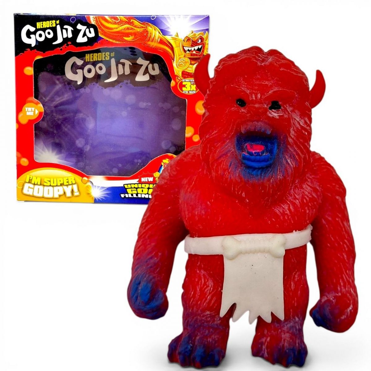 Іграшка-тягучка "Heroes of Goo Jit Zu" ЄТІ (ЧЕРВОНИЙ)  фото 1