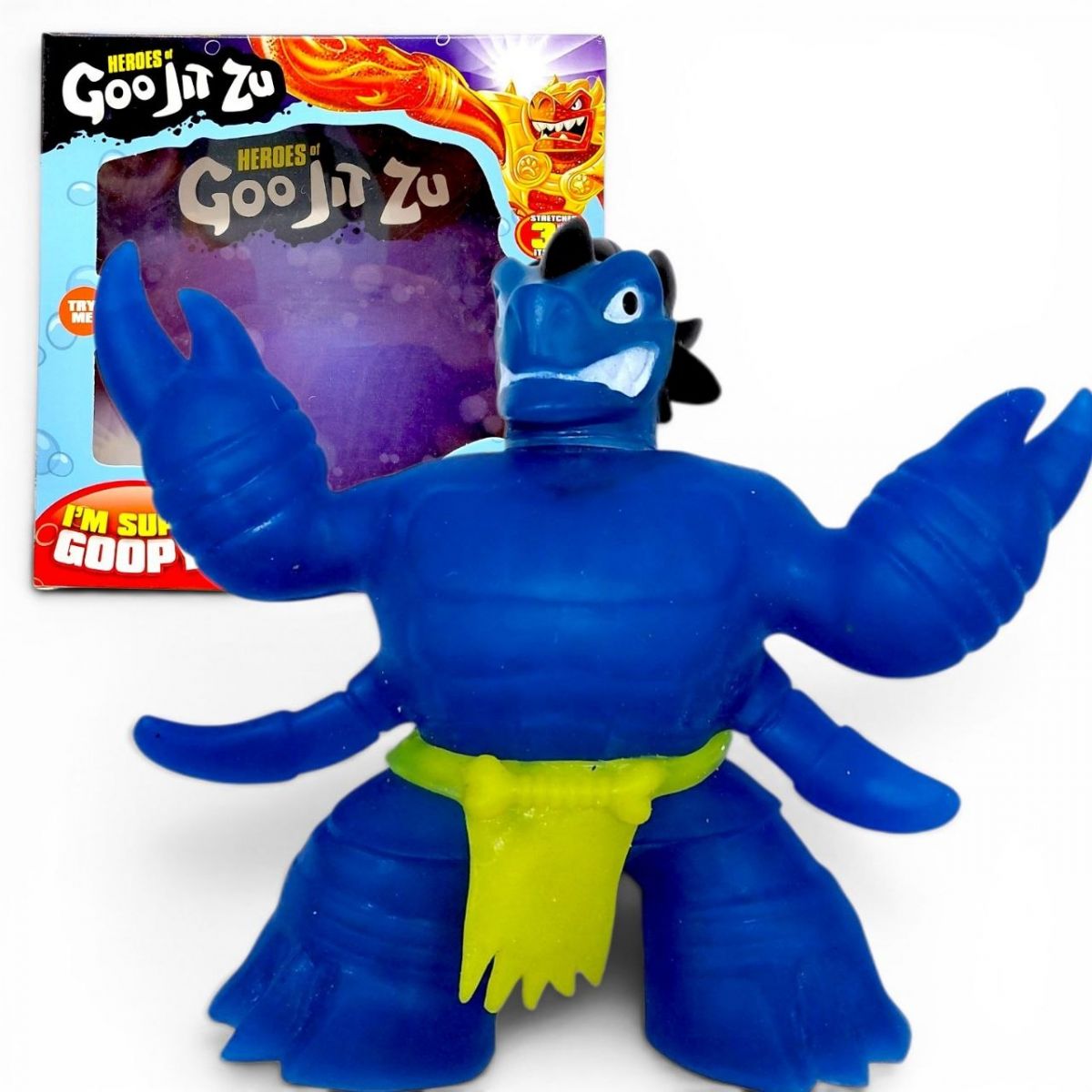 Іграшка-тягучка "Heroes of Goo Jit Zu" КЛЕШНІ (СИНІЙ)  фото 1