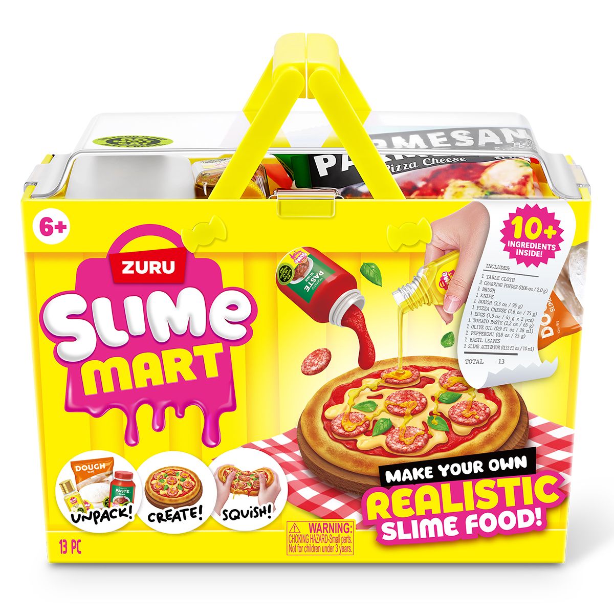 Ігровий набір зі слаймами Slime Mart серії Shopping Basket – Піца  фото 1