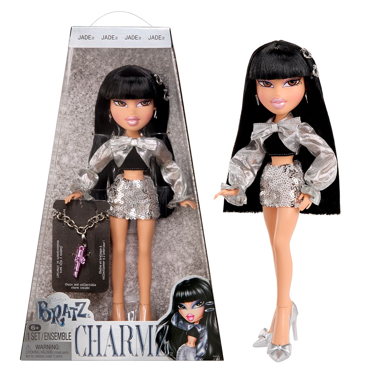 Ігровий набір з лялькою Bratz серії Charmz – Джейд  фото 1