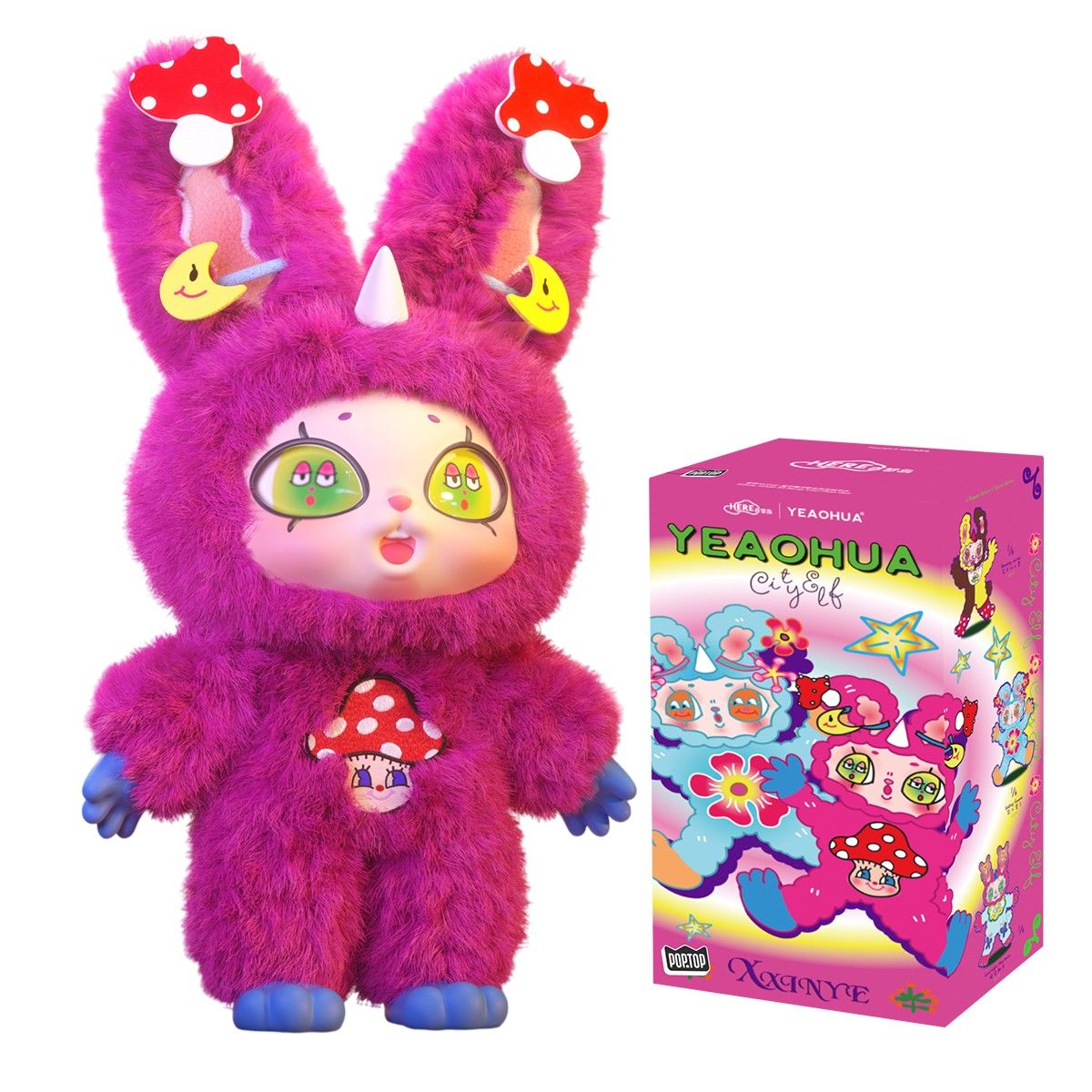 Коллекционная мягкая игрушка с кольцом POP TOP Letsvan серии YEAOHUA - Эльф города  фото 1