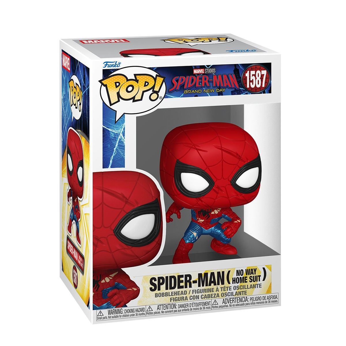 Игровая фигурка Funko POP! серии Человек-паук: Новый день - Человек-паук (после битвы)  фото 1