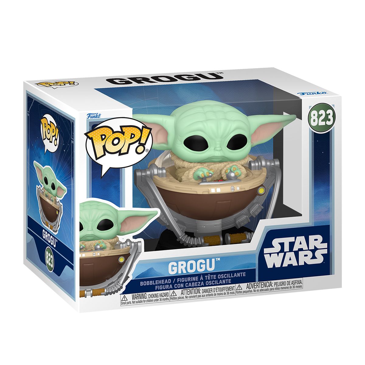 Игровая фигурка Funko POP! серии Мандалорец - Грогу в коляске  фото 1