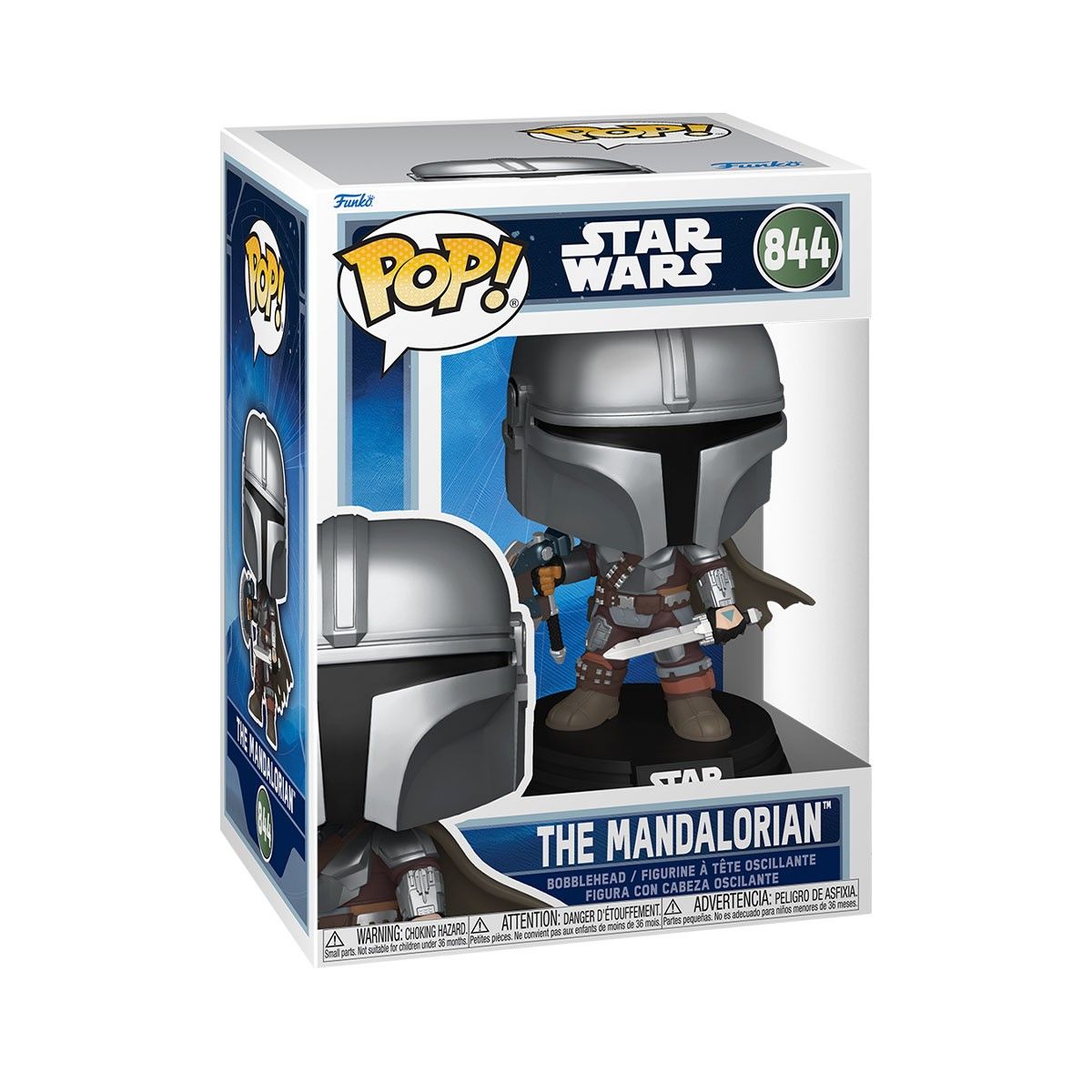 Ігрова фігурка Funko POP! серії Мандалорець і Ґроґу - Мандалорець зі зброєю  фото 1