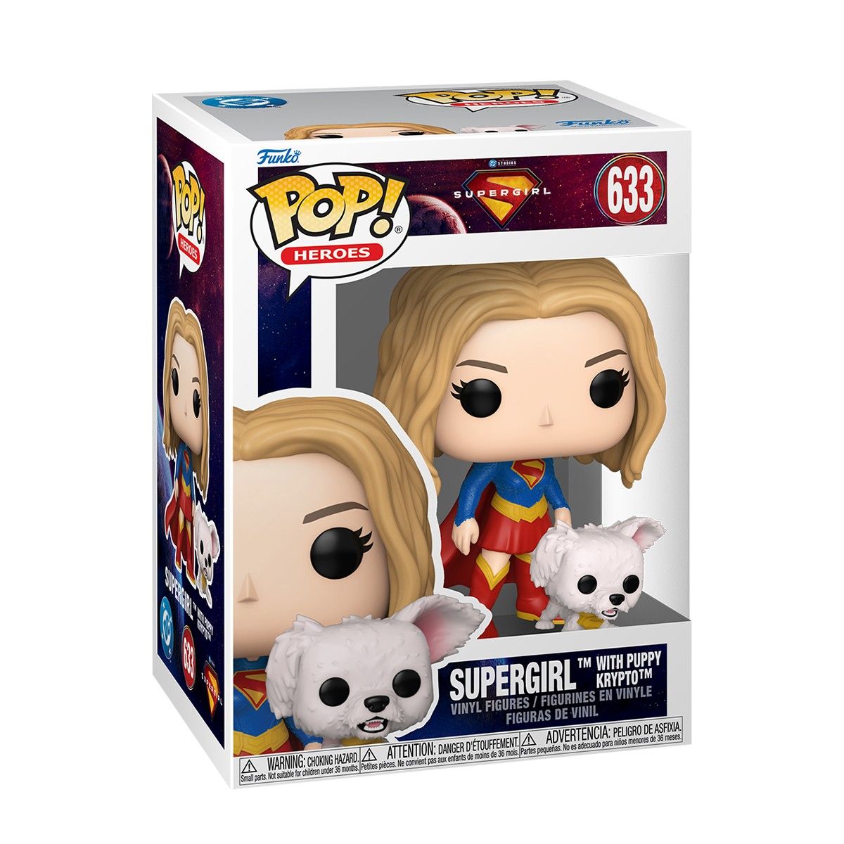 Набір ігрових фігурок Funko POP! серії Суперґьорл - Суперґьорл і Крипто Суперпес  фото 1