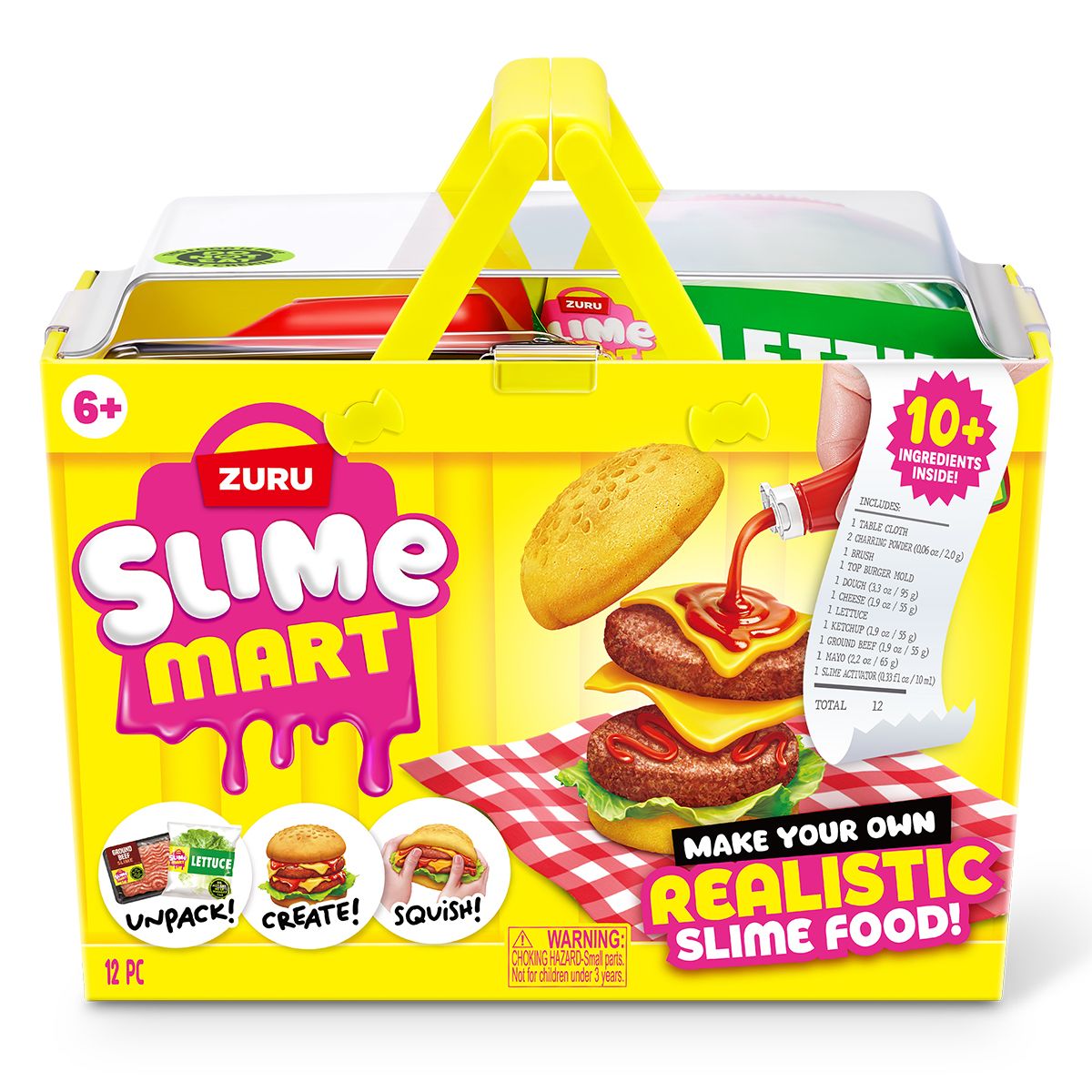 Ігровий набір зі слаймами Slime Mart серії Shopping Basket – Бургер  фото 1