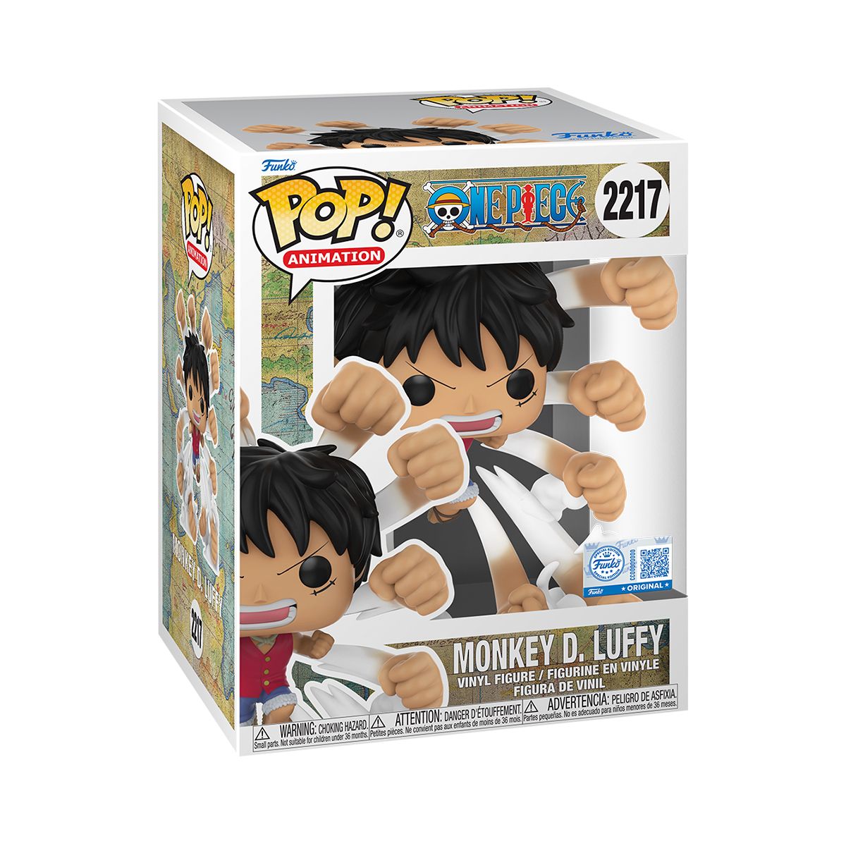 Игровая фигурка Funko POP! серии Большой куш - Луффи (Гому Гому но Гатлинг)  фото 1