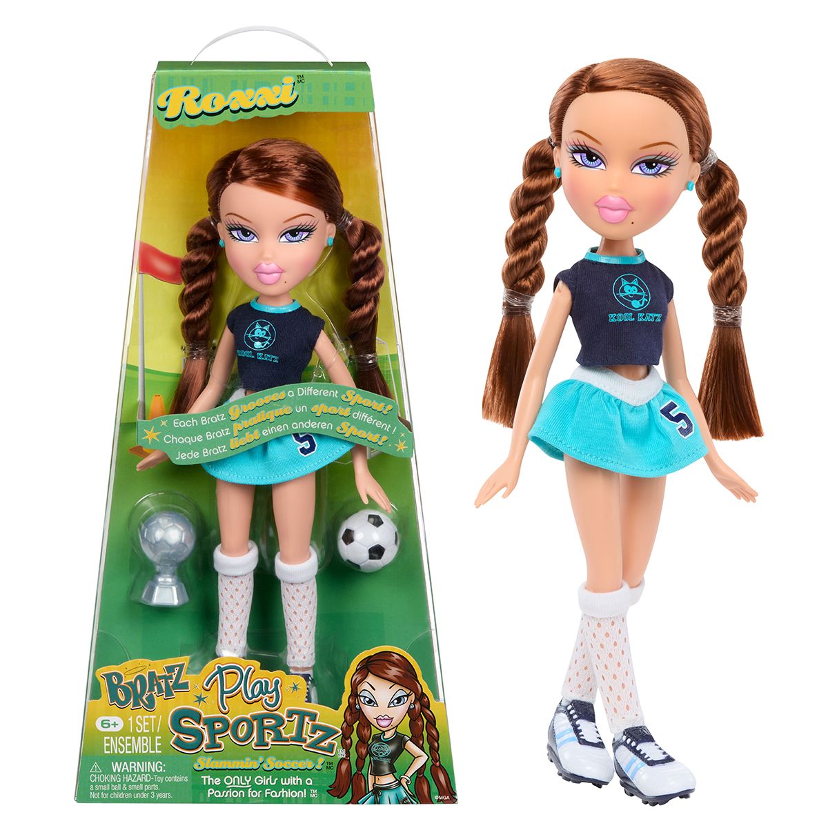 Игровой набор Bratz серии Play Sportz – Футболистка Рокси  фото 1