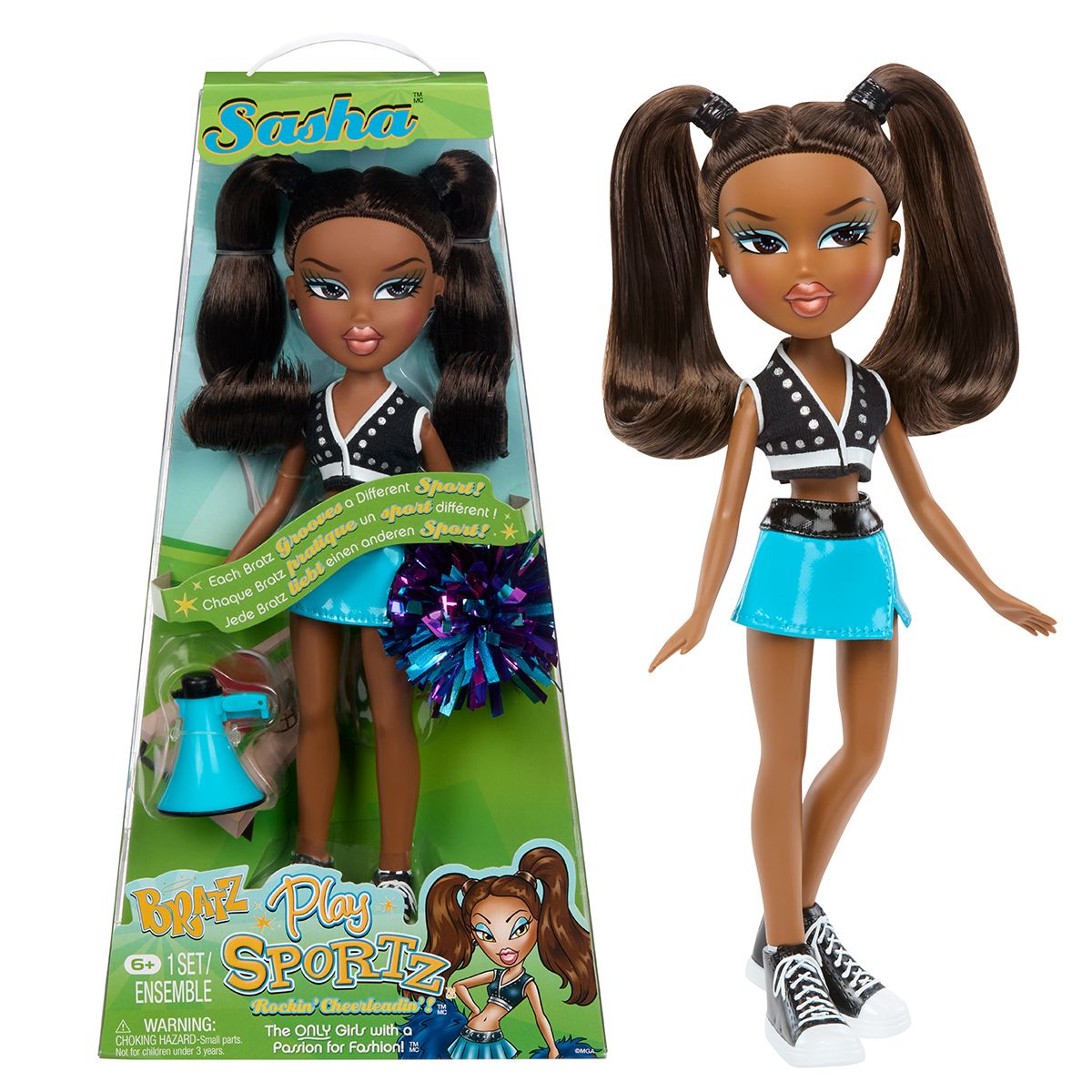 Игровой набор Bratz серии Play Sportz – Чирлидерша Саша  фото 1